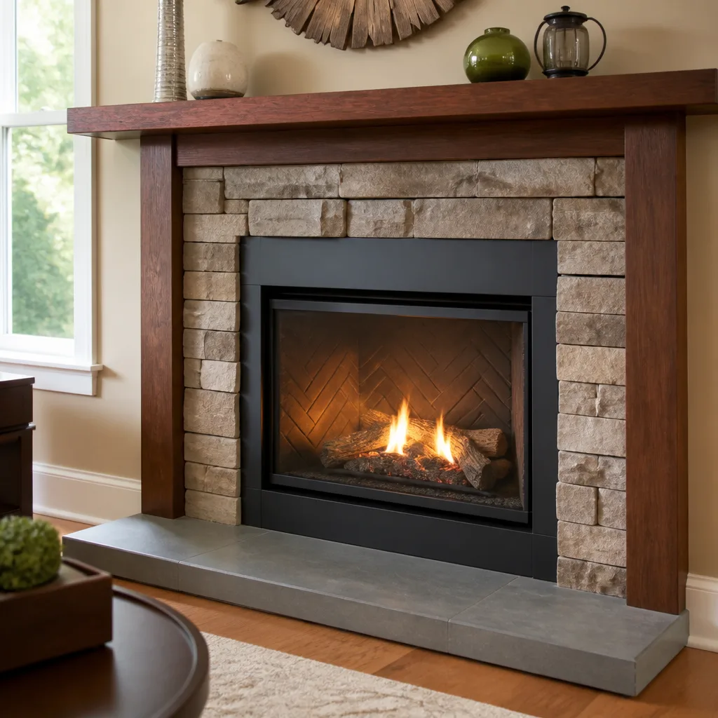 Gas fireplace service